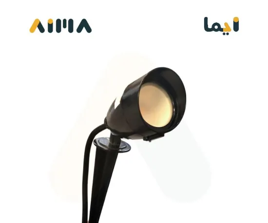 صورة كشاف غرس اسود 7 واط 2700 كلفن مع لمبة COB